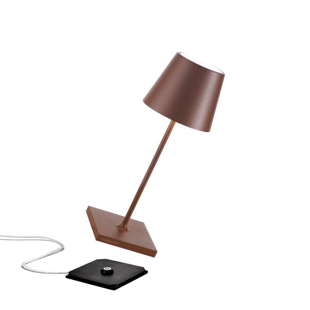 ZAFFERANO POLDINA MINI PRO TABLE LAMP - BROWN