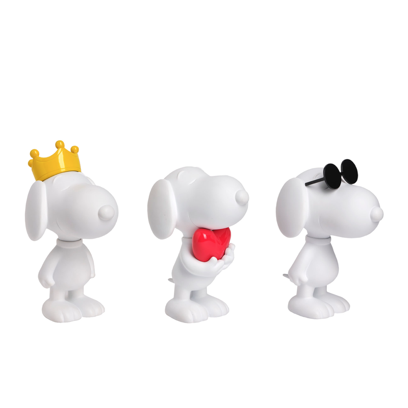 LEBLON SNOOPY XS ORIGINAL - SET OF 3 PIECES 13CM