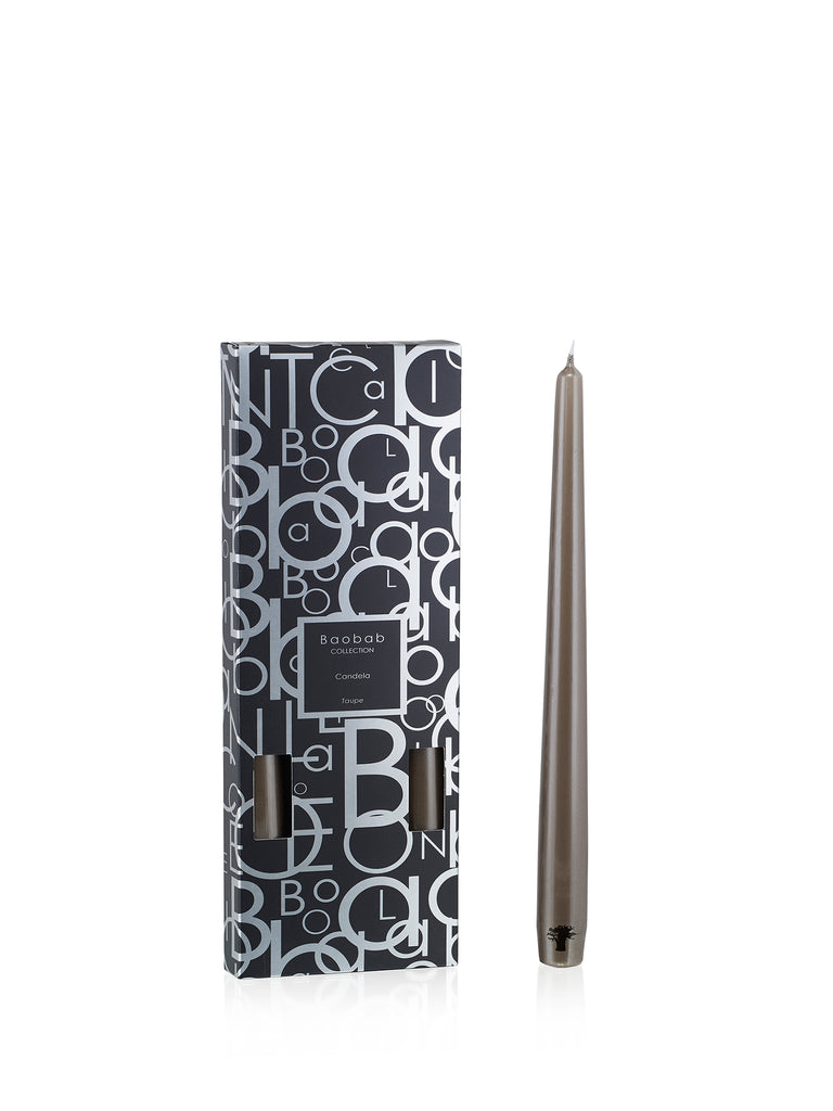 Baobab Taupe Candlesticks