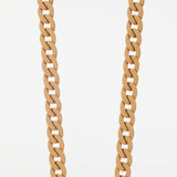 שרשרת לטלפון SARAH 120cm golden carabiners in resin beige