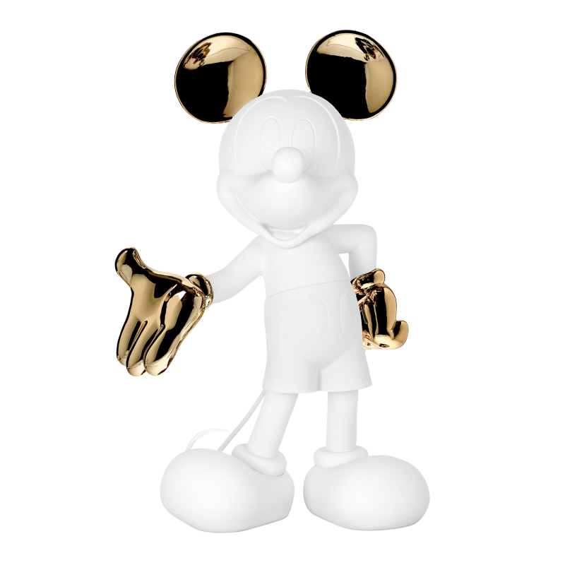 LEBLON MICKEY MATT WHITE &  CHROMED GOLD