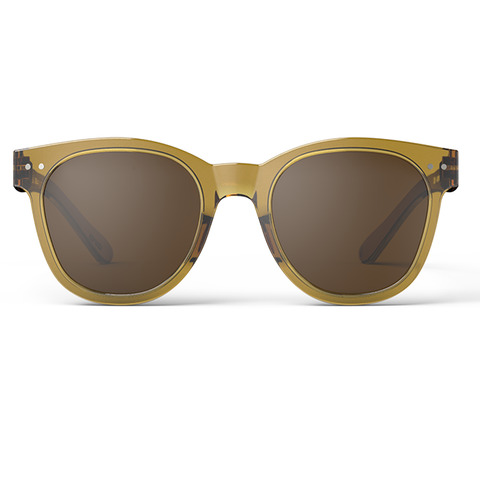 IZIPIZI משקפי שמש N# OVERSIZE Golden Green