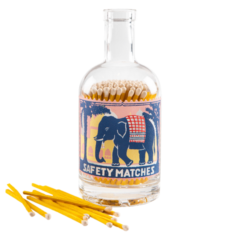 Elephant Stamp Match Bottle