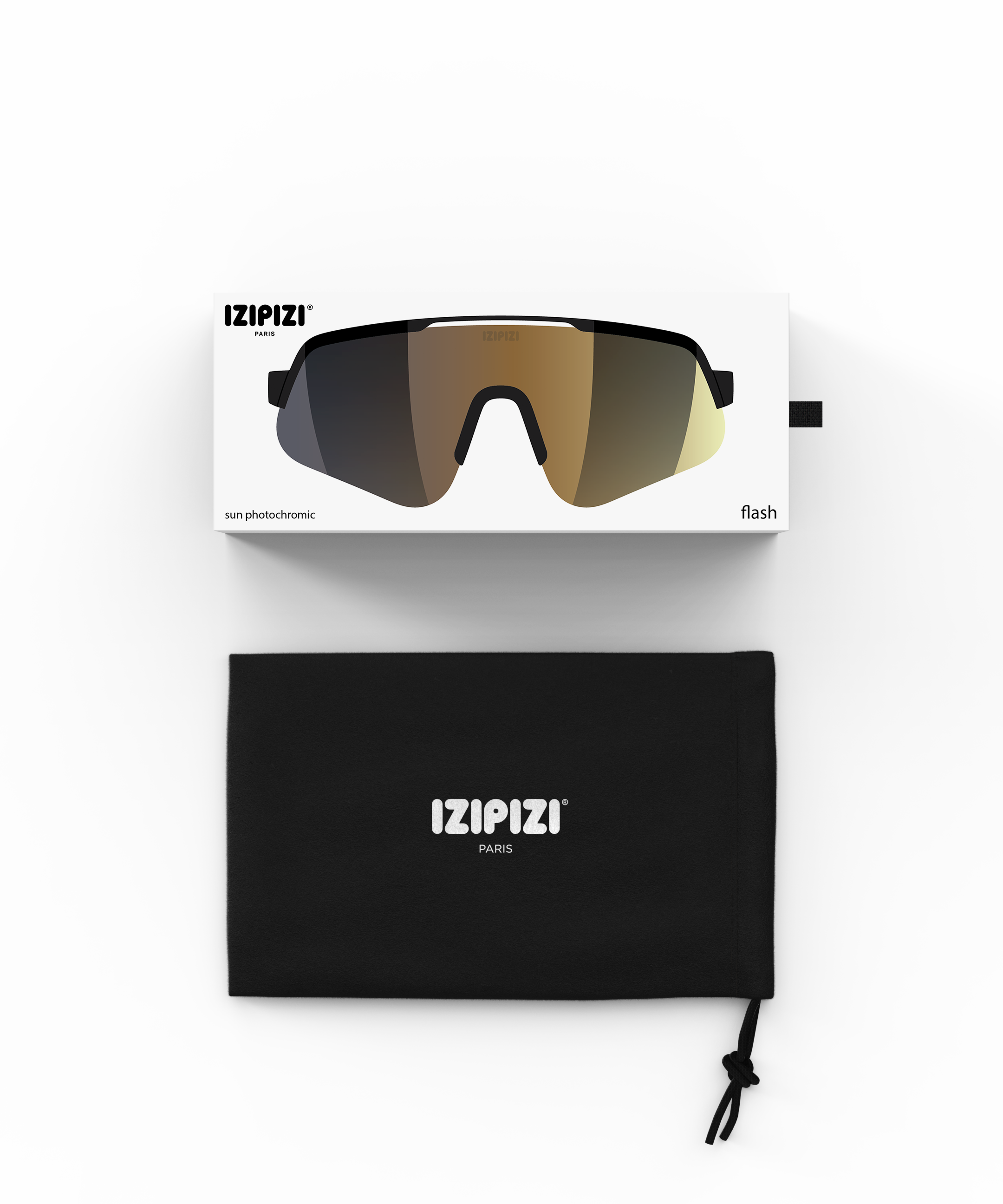 IZIPIZI משקפי ספורט FLASH Black
