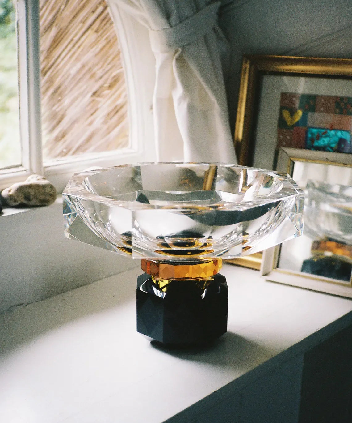 REFLECTIONS ARIZONA BOWL Clear/Amber/Black