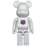 BE@RBRICK 1st Model White Chrome 400%