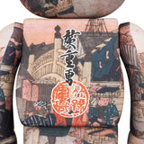 BE@RBRICK UTAGAWA HIROSHIGE the 53 stations of the Tokaido-Nihonbashi 100％ & 400％ set