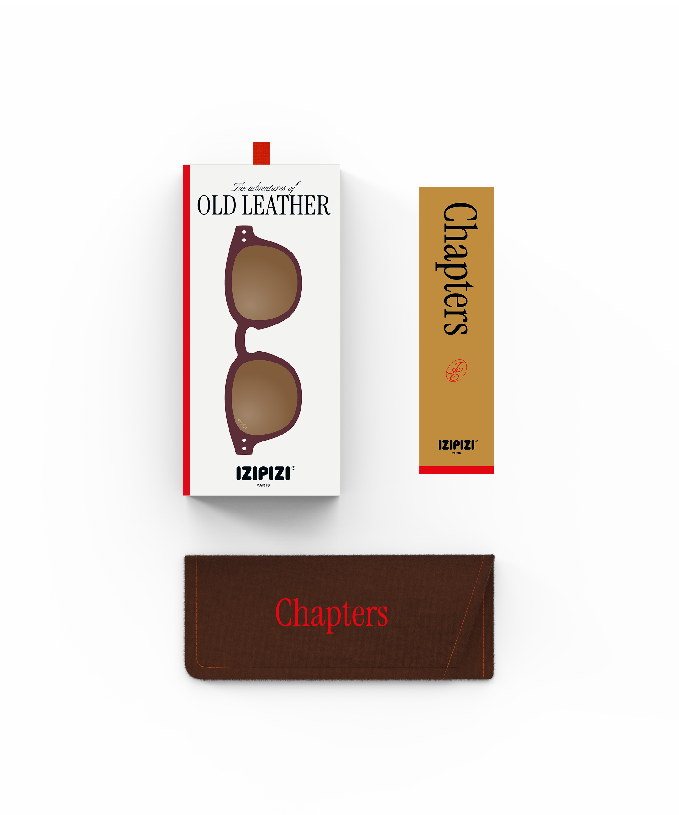 IZIPIZI משקפי שמש ג׳וניור Old Leather #C