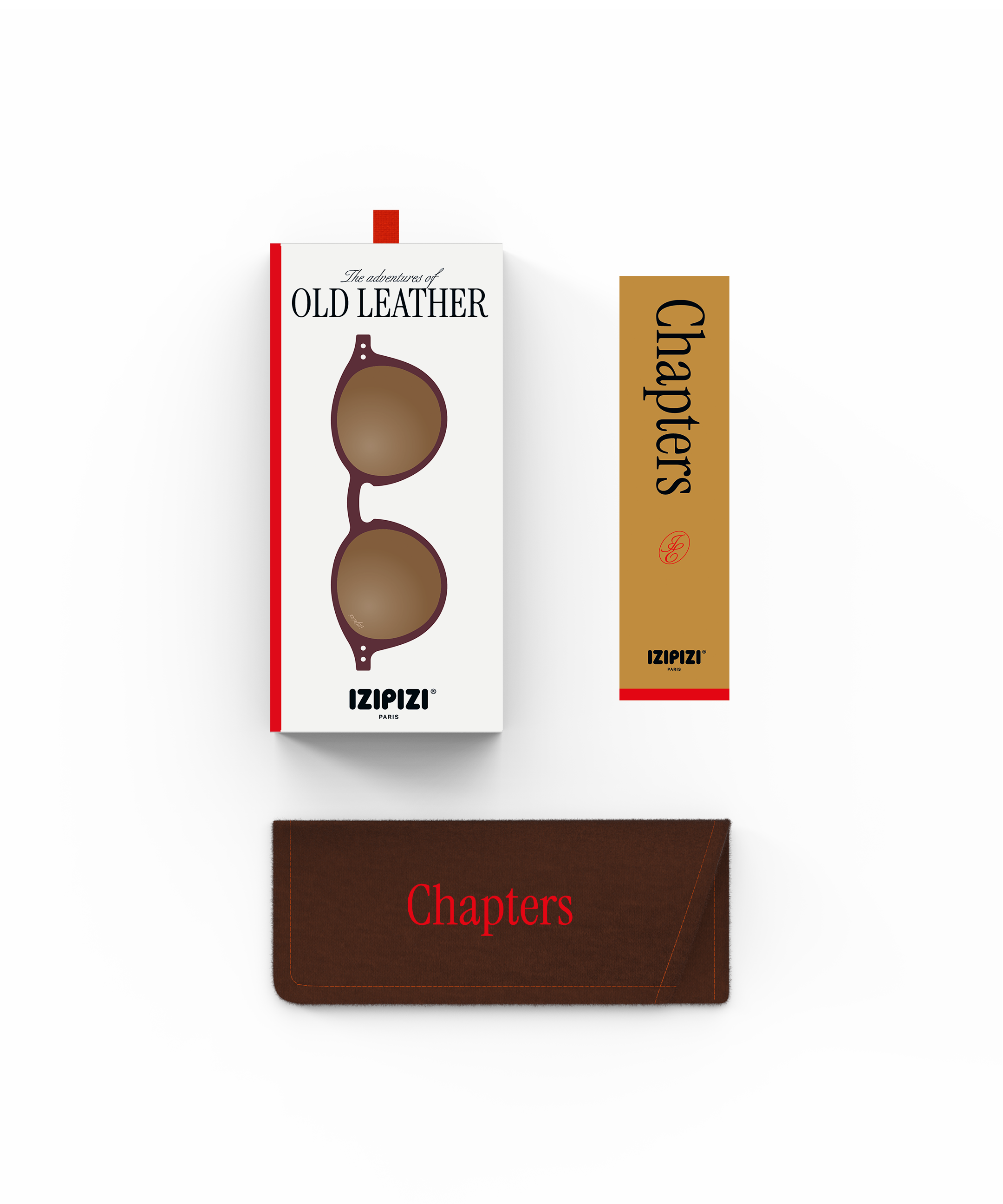 IZIPIZI משקפי שמש ג׳וניור Old Leather #D