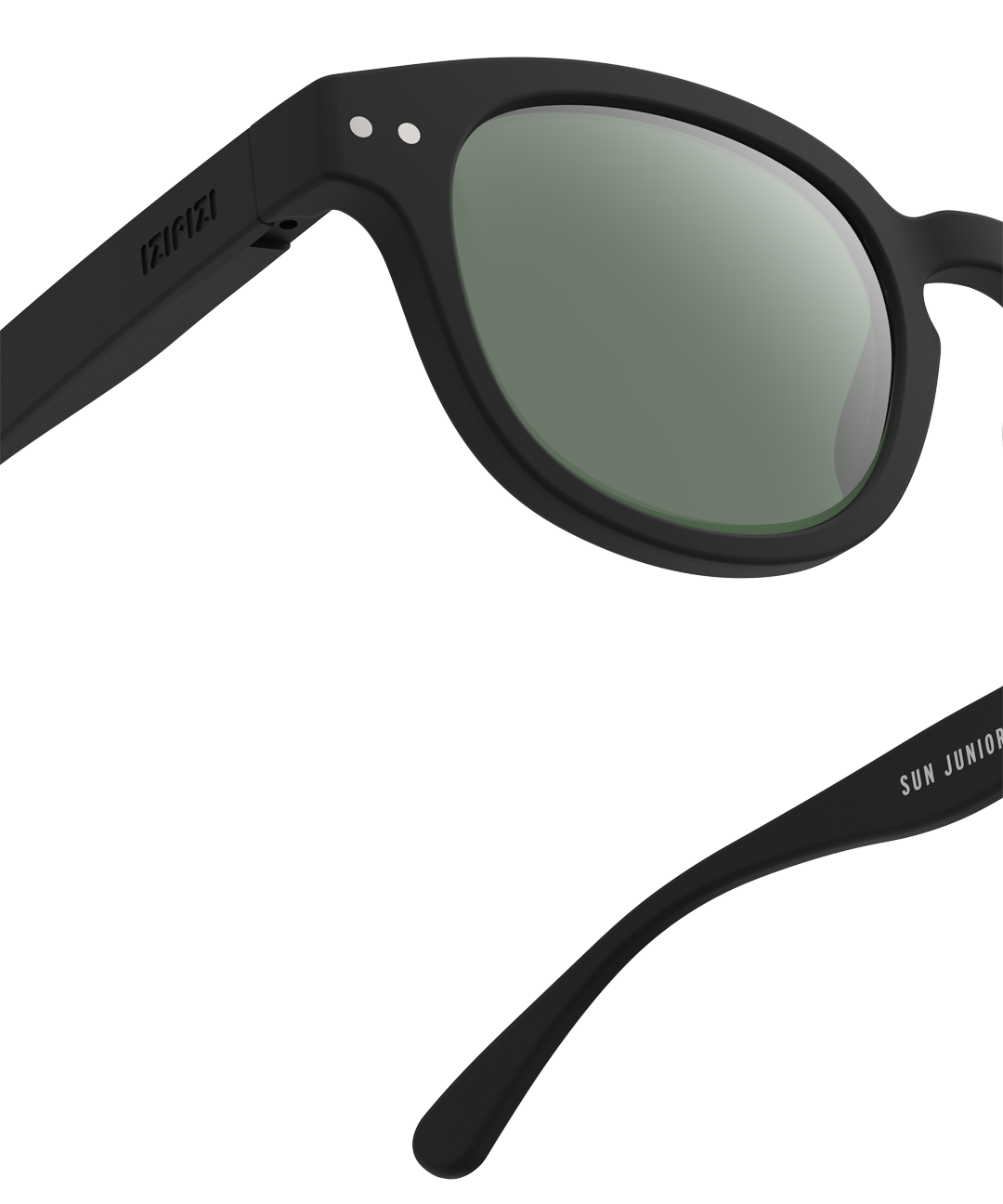 IZIPIZI משקפי שמש לילדים C (גיל 7-11) Black