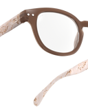 IZIPIZI משקפי קריאה Light Marble #C