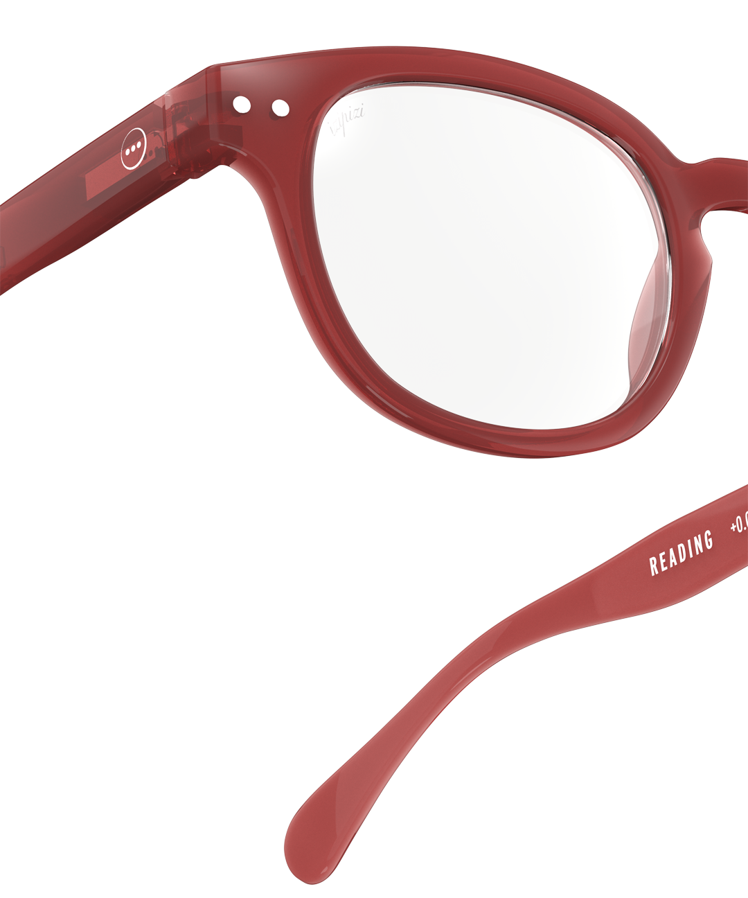 IZIPIZI משקפי קריאה Carmine Red #C