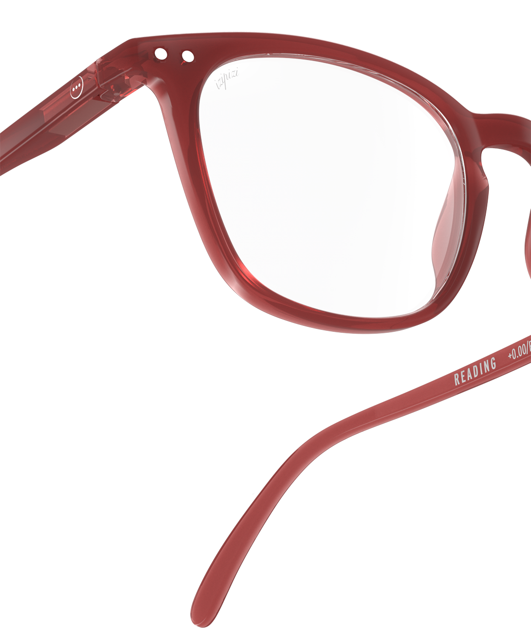 IZIPIZI משקפי קריאה Carmine Red #E
