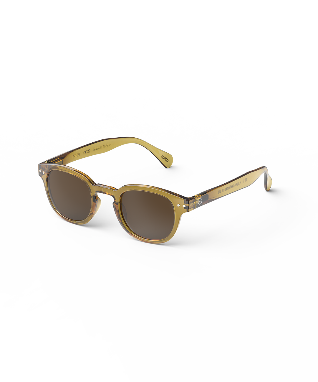 IZIPIZI משקפי שמש Golden Green #C