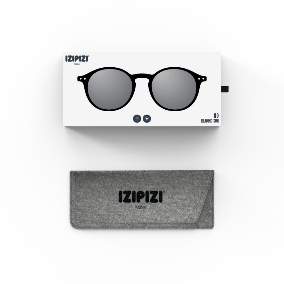 IZIPIZI משקפי שמש עם עדשת קריאה #D Black