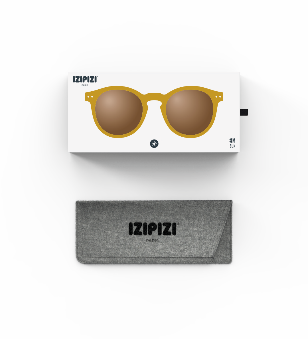 IZIPIZI משקפי שמש M# OVERSIZE Golden Green