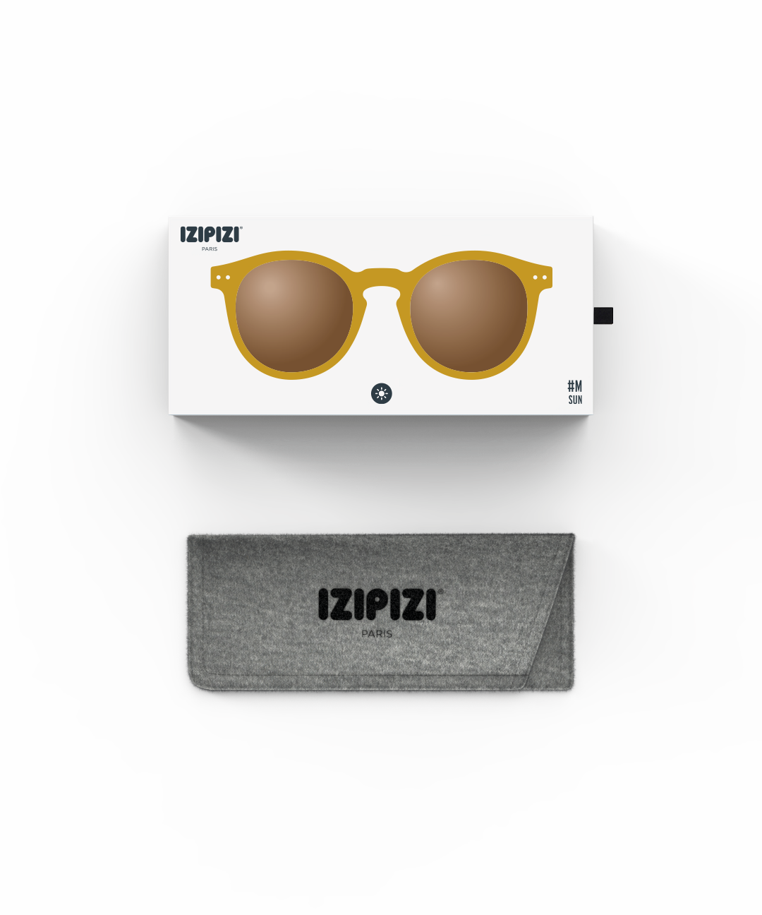 IZIPIZI משקפי שמש M# OVERSIZE Golden Green