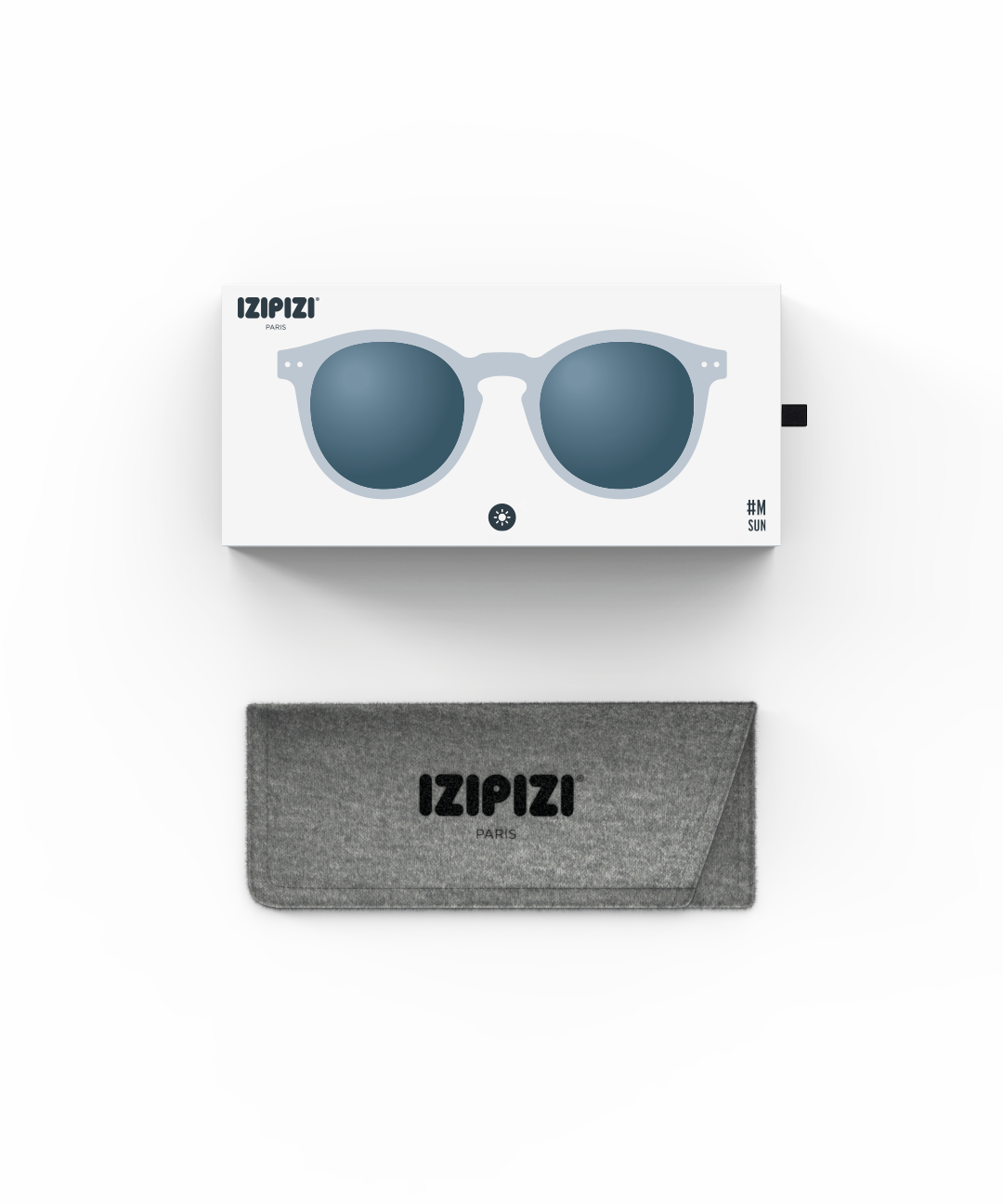 IZIPIZI משקפי שמש M# OVERSIZE Frozen Blue
