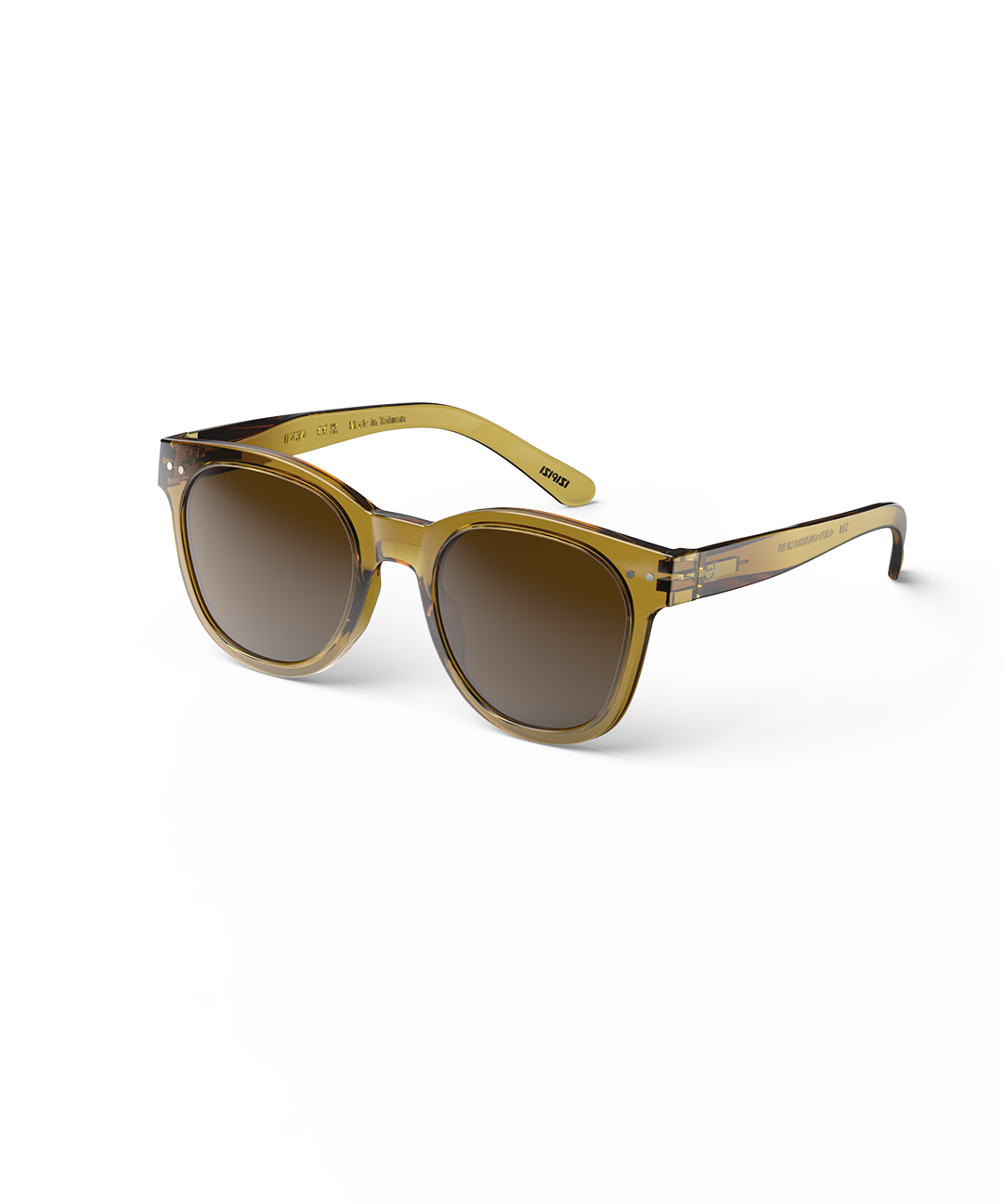 IZIPIZI משקפי שמש N# OVERSIZE Golden Green