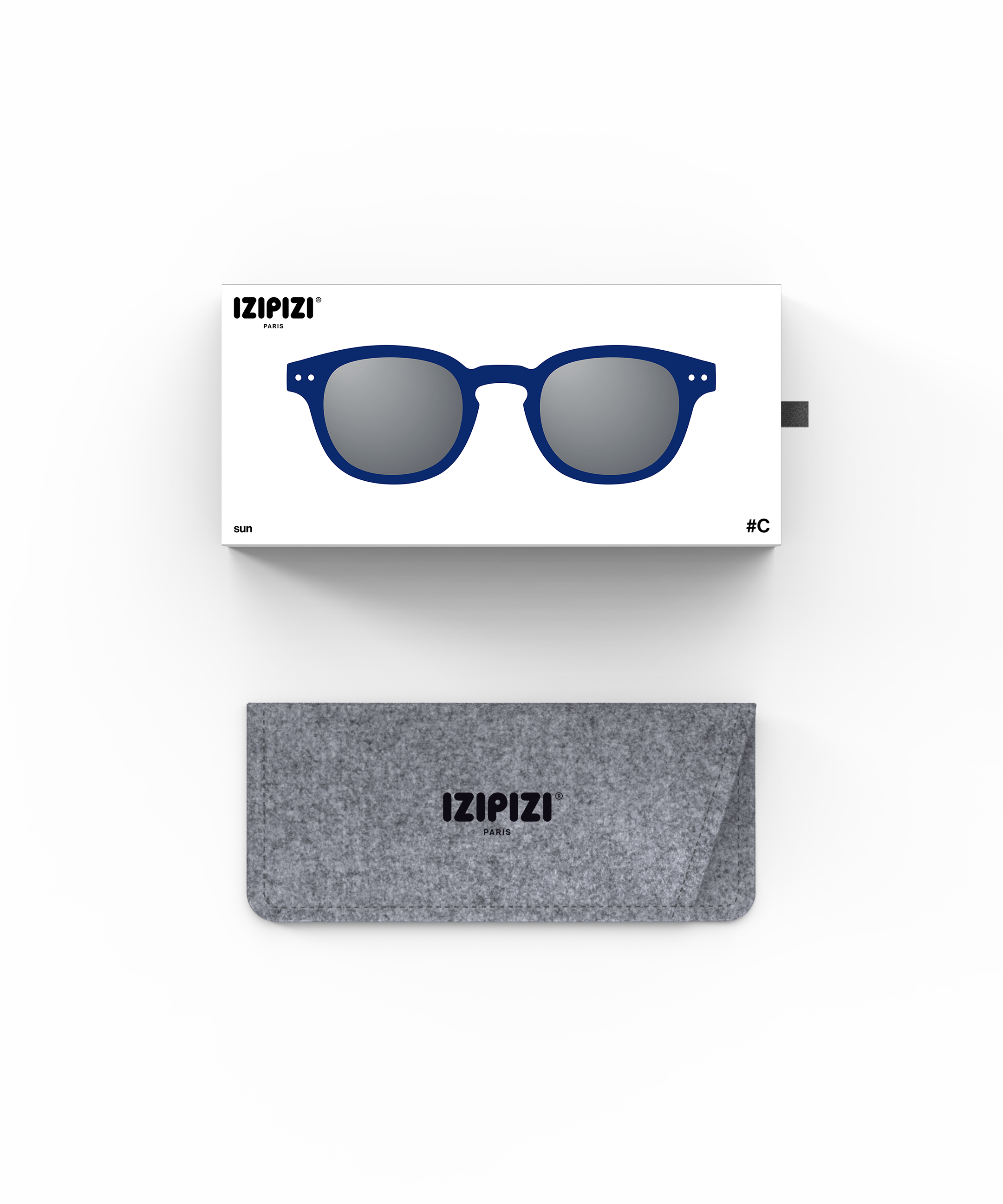 IZIPIZI משקפי שמש Midnight Blue #C