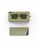 IZIPIZI משקפי שמש CRUISE Black Green lenses