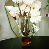 REFLECTIONS OHIO VASE Clear/Amber/Black