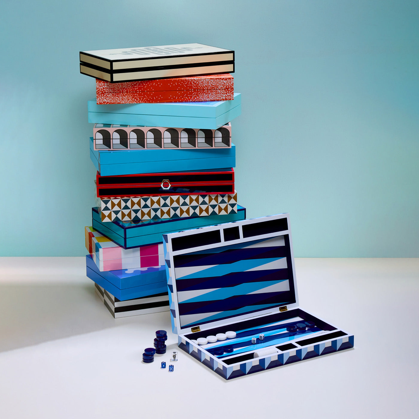 Jonathan Adler Sorrento Backgammon Set