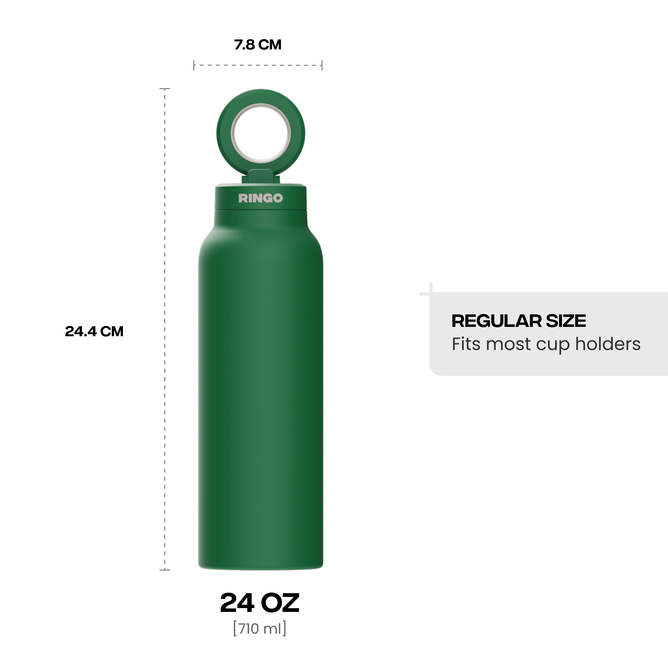 Ringo Water Bottle - Green