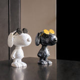 LEBLON SNOOPY SUN GRAF BLACK & GOLD 27CM