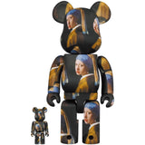 BE@RBRICK Johannes Vermeer (Girl with a Pearl Earring) 100% & 400% set