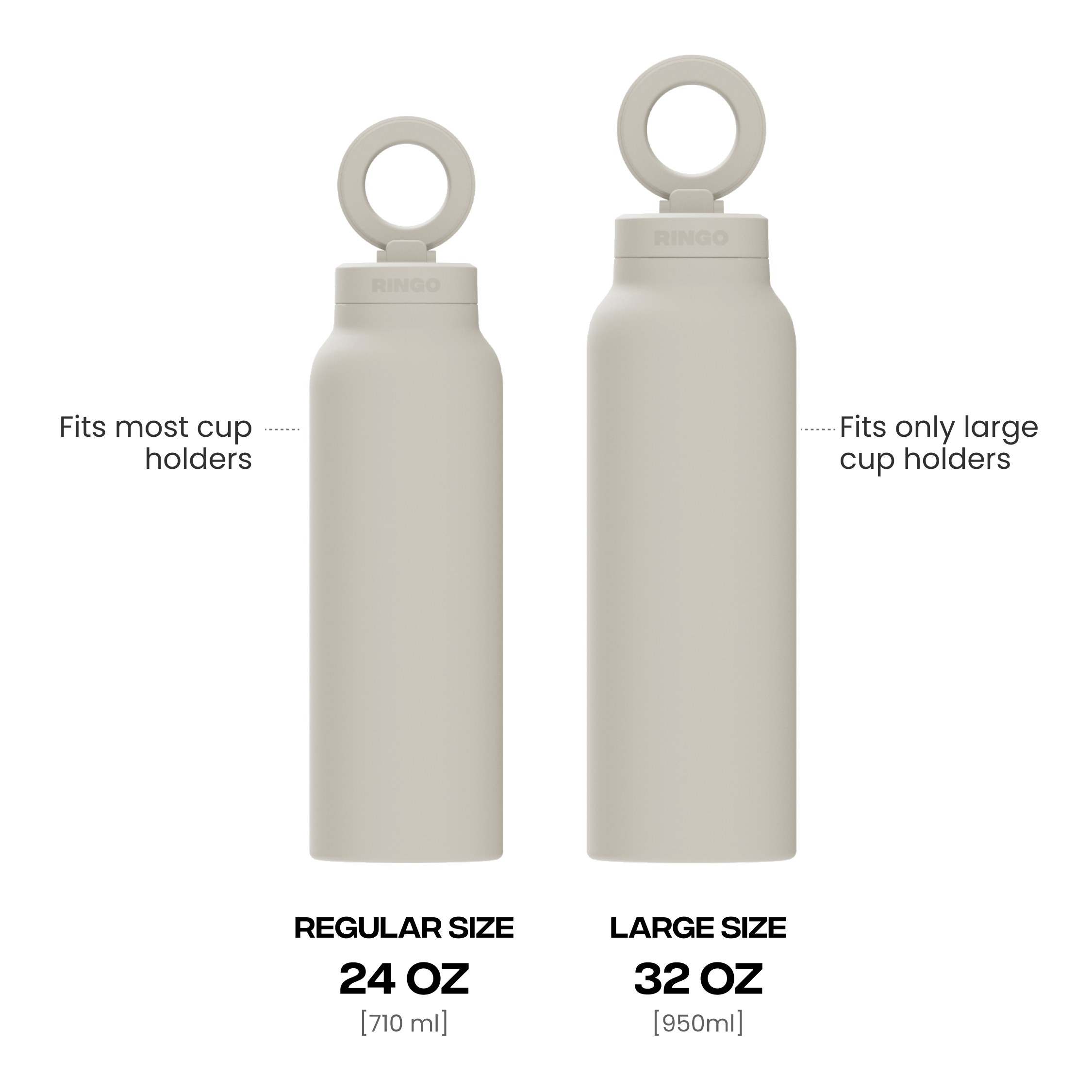 Ringo Water Bottle - Ivory