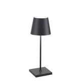 ZAFFERANO POLDINA MINI PRO TABLE LAMP - DARK GRAY