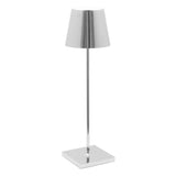 ZAFFERANO POLDINA PRO TABLE LAMP - CHROME