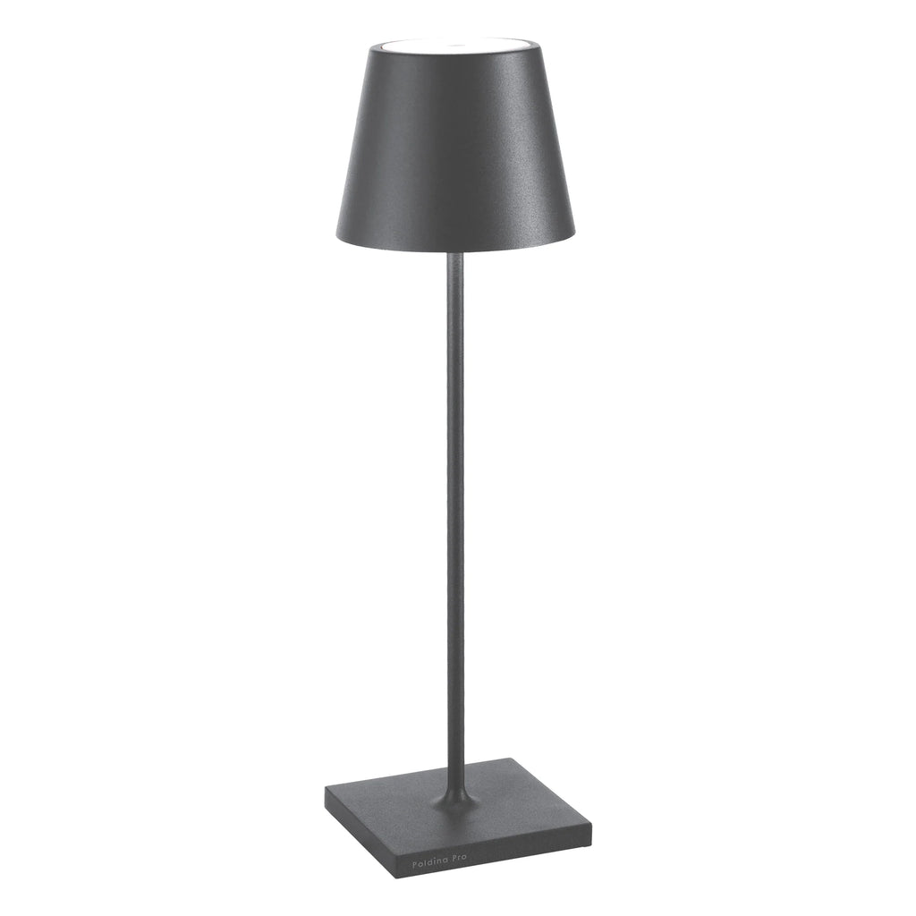 ZAFFERANO POLDINA PRO TABLE LAMP - GREY