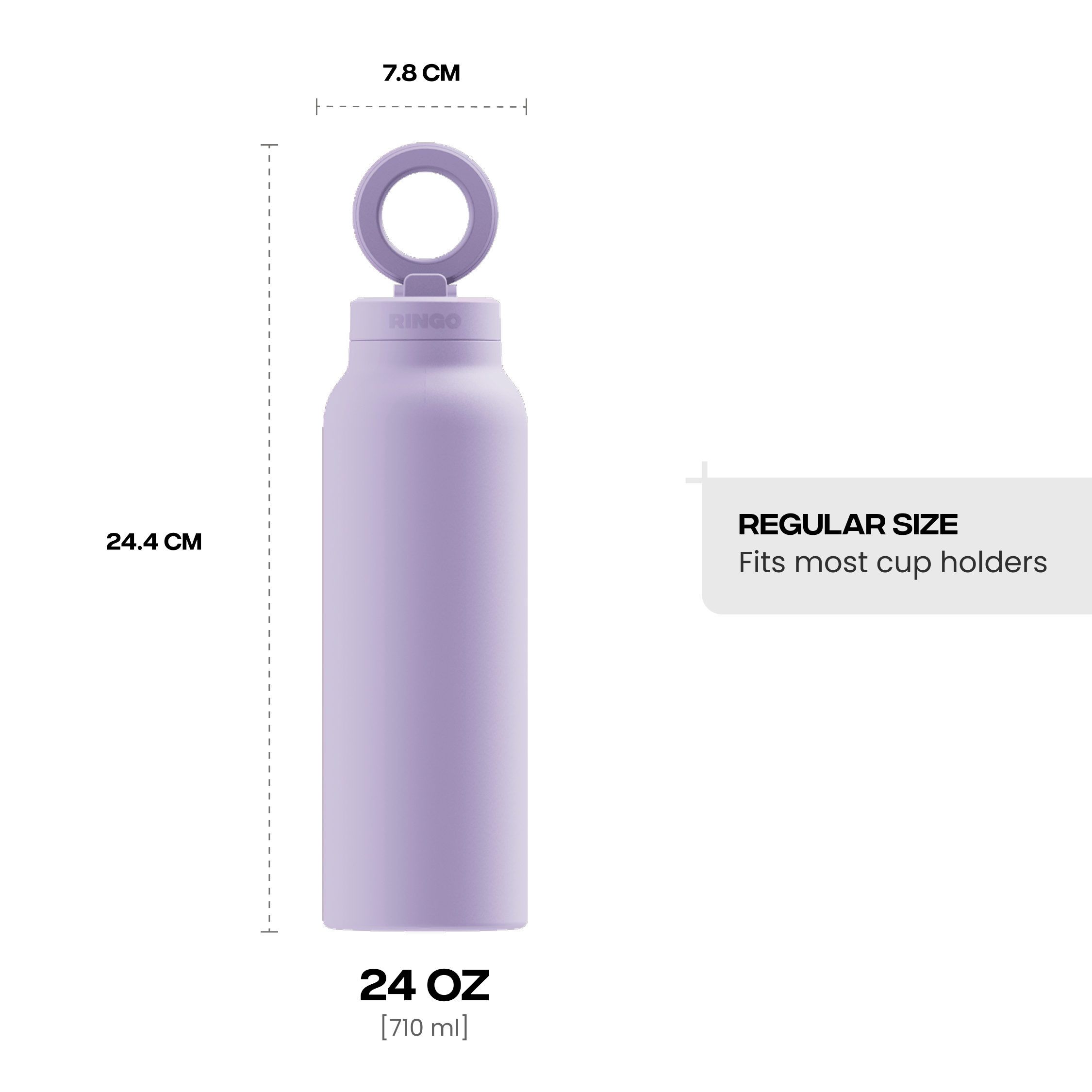 Ringo Water Bottle - Lavender