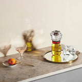 NASHVILLE TEALIGHT Clear/Black/Red/Yellow
