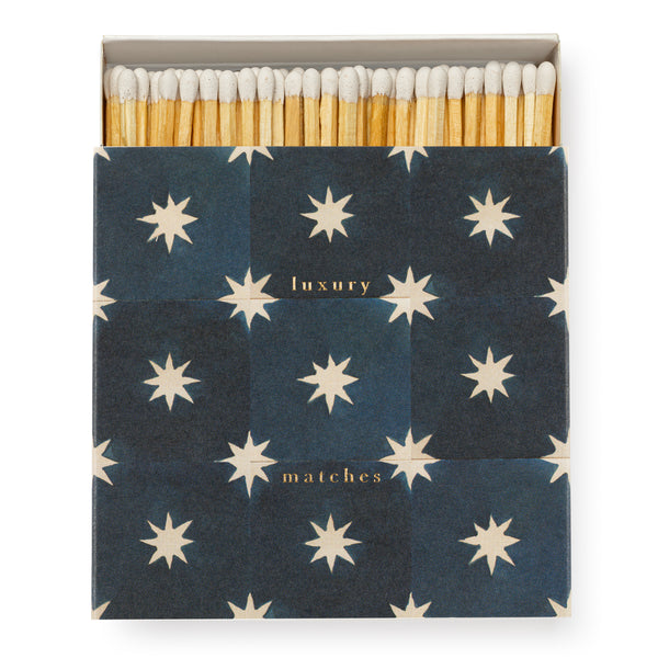 Navy Star Tile Matches by Wanderlust Paper Co.