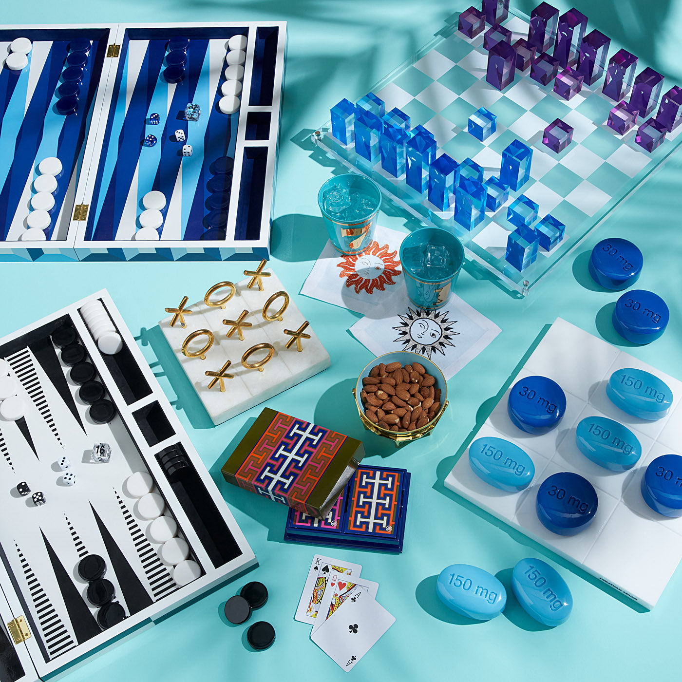 Jonathan Adler Sorrento Backgammon Set