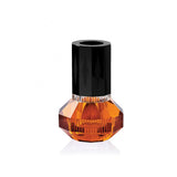 REFLECTIONS CHICAGO VASE Black/Clear/Amber