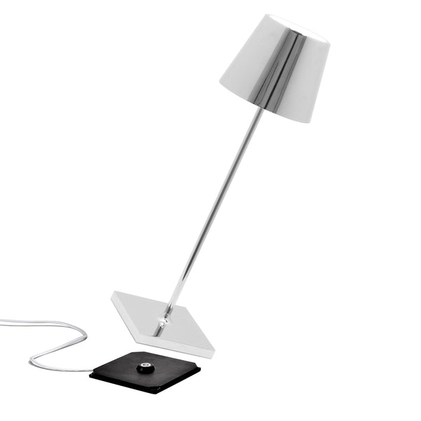 ZAFFERANO POLDINA PRO TABLE LAMP - CHROME