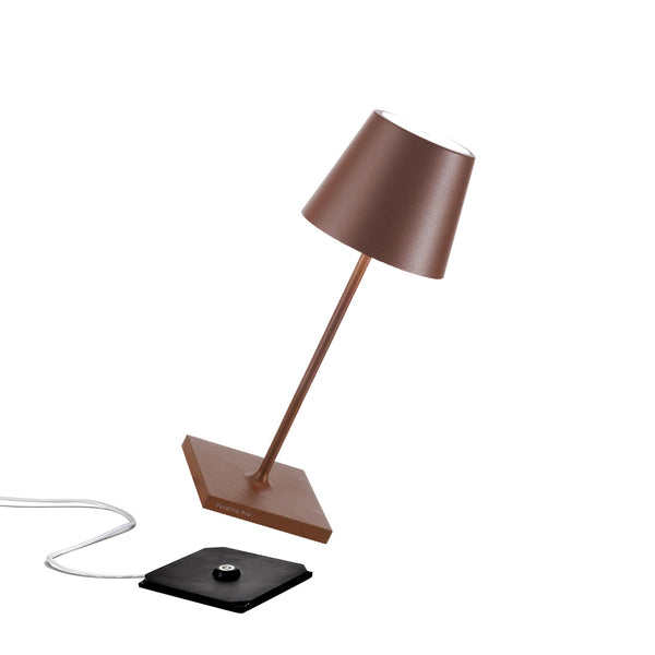ZAFFERANO POLDINA MINI PRO TABLE LAMP - BROWN