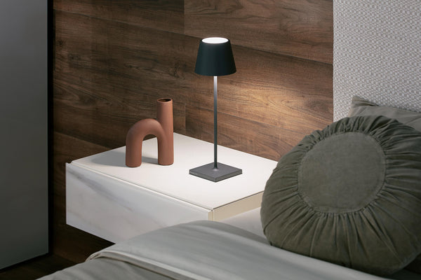 ZAFFERANO POLDINA PRO TABLE LAMP - GREY
