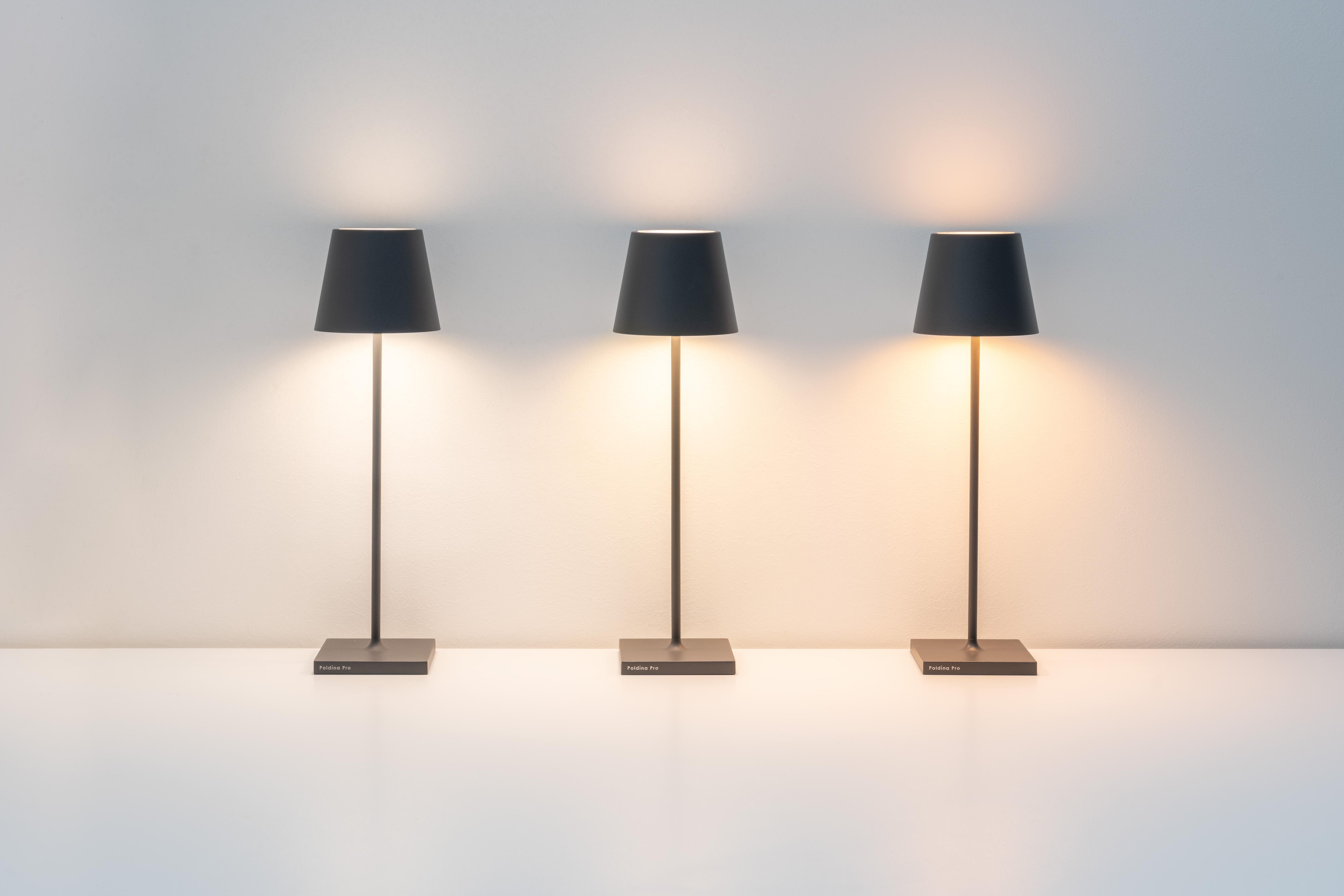ZAFFERANO POLDINA PRO TABLE LAMP - WHITE