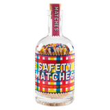 Gingham Safety Match Bottle