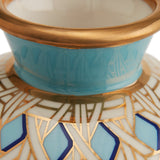 Jonathan Adler Basketweave Round Vase - 34682