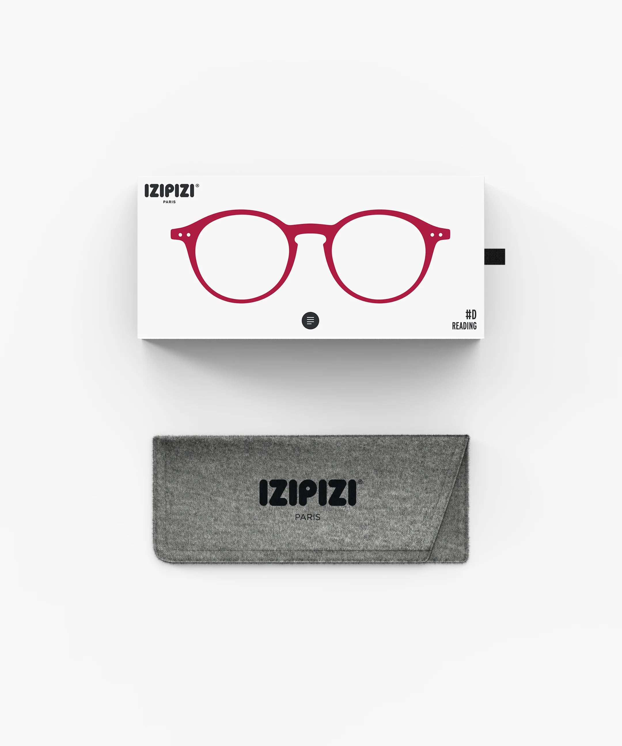 IZIPIZI #D Cherry Red משקפי קריאה