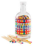 Gingham Safety Match Bottle