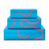 Jonathan Adler Eden Lacquer Box - Blue - Medium - 34766