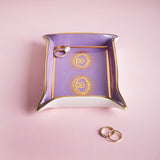 Jonathan Adler Eyes Valet Tray - Purple/Gold - 26554