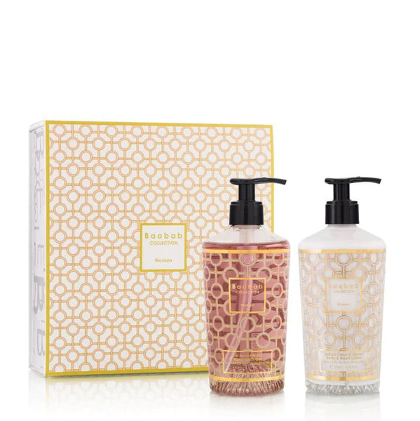 Baobab Gift Box - Body & Hand Lotion + Hand Wash Gel - Women